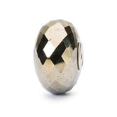 Trollbeads Pyrite Gemstone Bead Faceted TSTBE-20029
